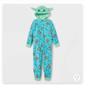 Star Wars The Mandalorian The Child Grogu Pajamas Onsie Blanket Sleeper - large
